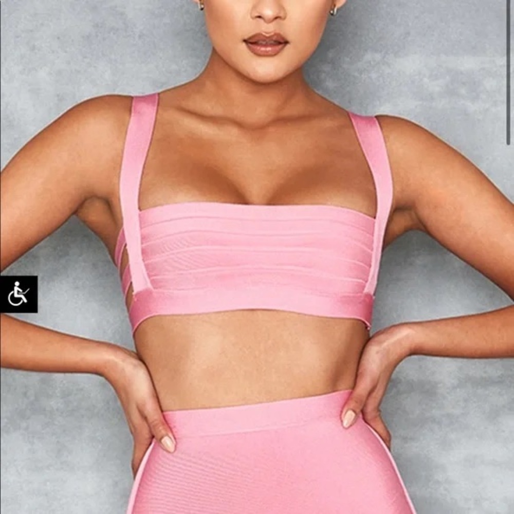 Brand New Pink House of CB 2 Piece Set